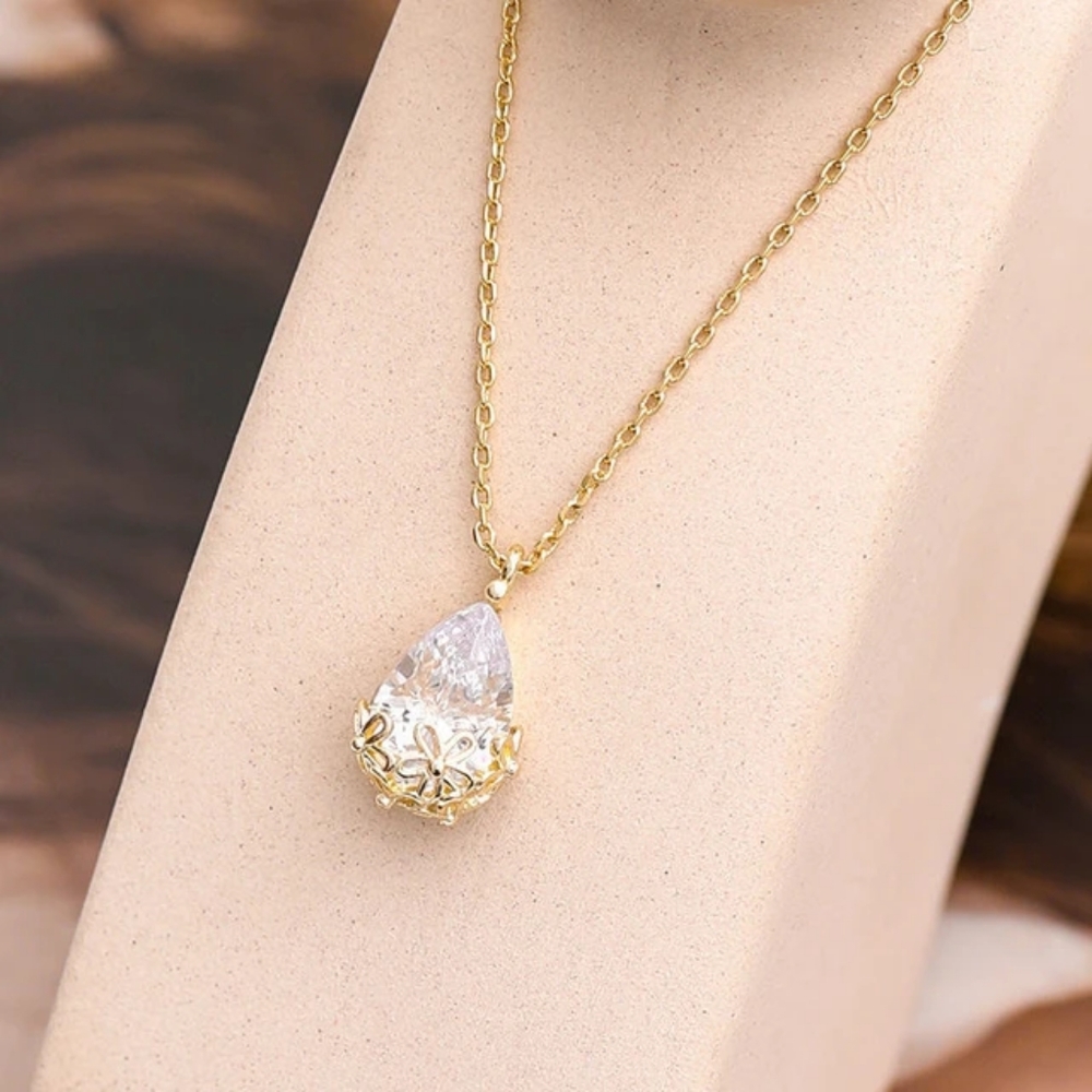 3 Pack Water Drop Necklaces